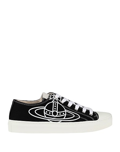 VIVIENNE WESTWOOD Sneakers PLIMSOLL LOW TOP 2.0
 Black 100% Cotton