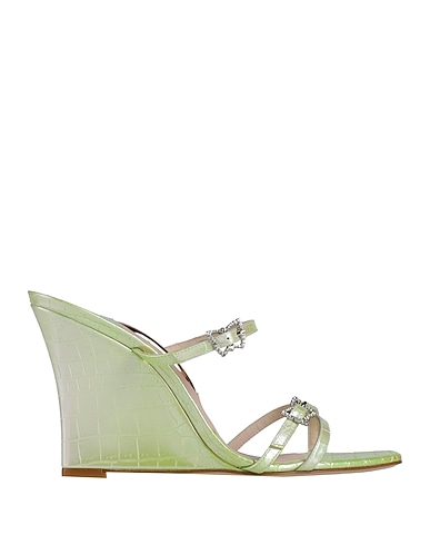 SOPHIA WEBSTER Sandals VERDE CHIARO Leather