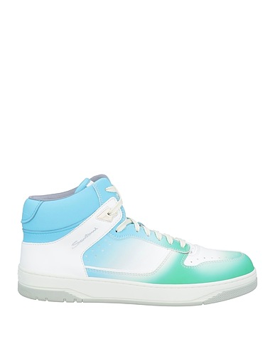 SANTONI Sneakers Vert clair Cuir