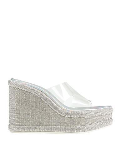 CASADEI Sandals Transparent PVC - Polyvinyl chloride