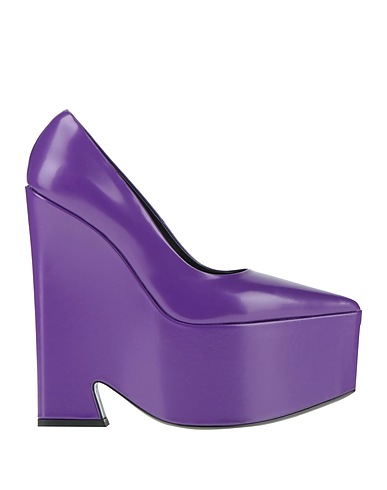 VERSACE Court Purple Leather