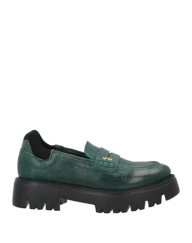 N°21 Loafers Dark green Leather