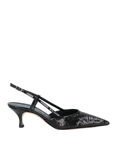 CASADEI Court Black Textile fibres