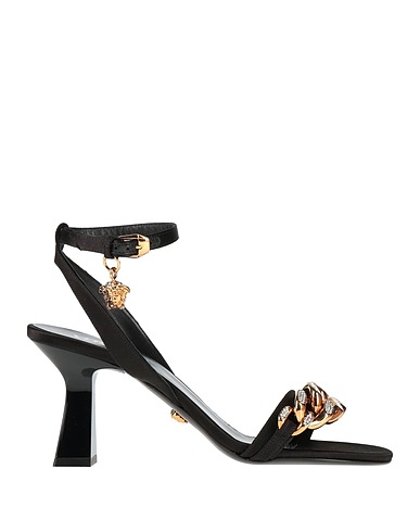 VERSACE Sandali Nero Fibre tessili