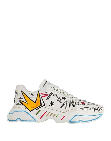 DOLCE&GABBANA Sneakers White Calfskin