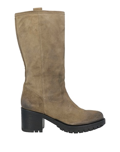 PARISIENNE Stivali Verde militare Pelle