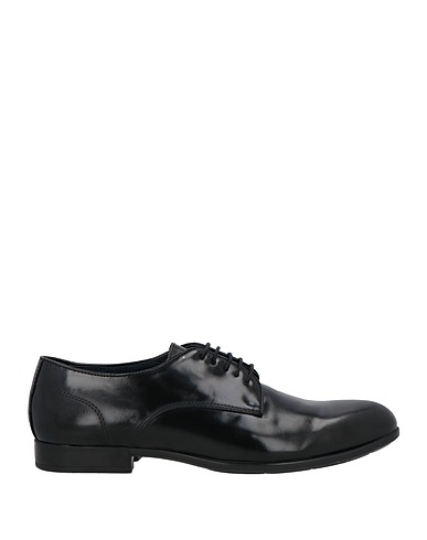 MARC EDELSON Schnürschuhe Schwarz Leder