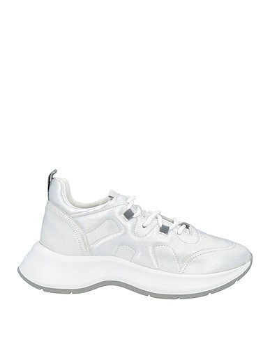 HOGAN Sneakers Silver Goat skin