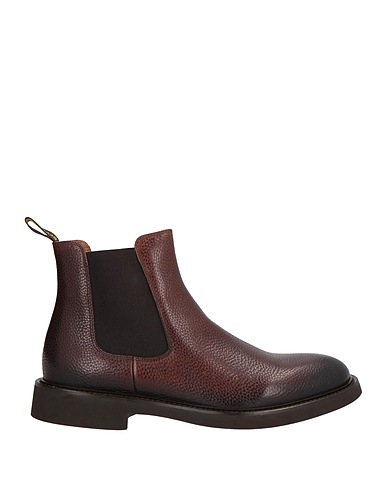 DOUCAL'S Ankle boot Dark brown Leather