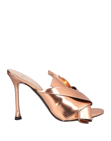 N°21 Sandals Rose gold Textile fibers