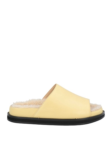 WANDLER Sandals Pastel yellow Leather