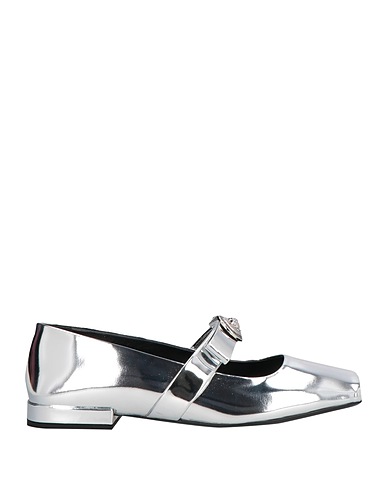 VERSACE Footwear Silver Calfskin