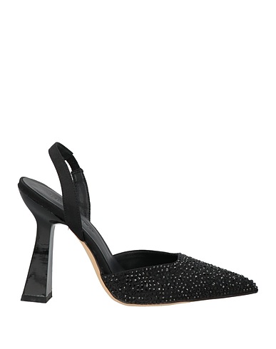 PREGUNTA Pump Black Textile fibers