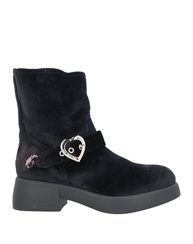 LOVE MOSCHINO Ankle boot Black Textile fibres