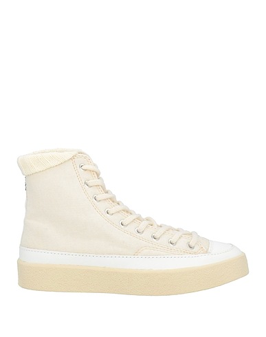 PANAMA ROUTE Sneakers Avorio Pelle, Fibre tessili