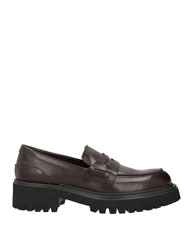 GUGLIELMO ROTTA Loafers Dark brown Leather