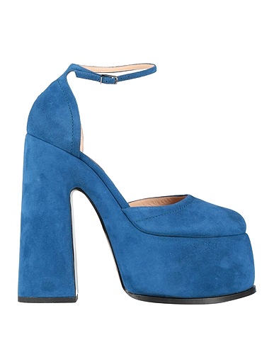 CASADEI Décolleté Blu Pelle
