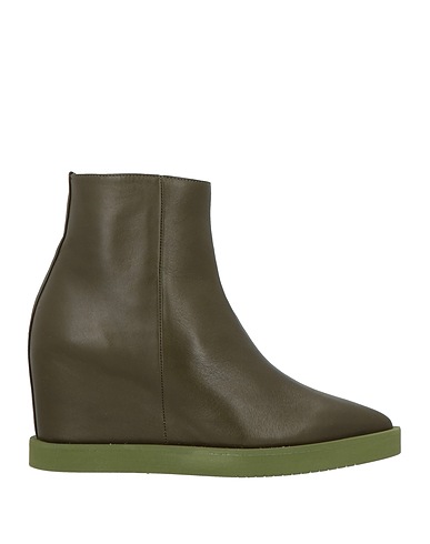 PALOMA BARCELÓ Ankle boot Military green Leather