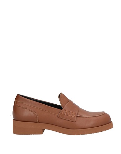 PALOMA BARCELÓ Loafers Brown Leather