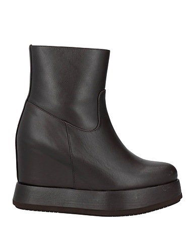 PALOMA BARCELÓ Ankle boot Dark brown Leather