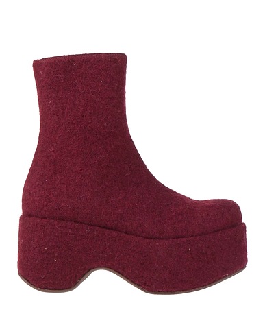 PALOMA BARCELÓ Ankle boot Burgundy Textile fibers