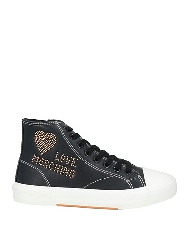 LOVE MOSCHINO スニーカー ブラック 革（なめし加工）