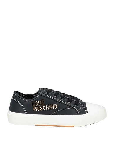 LOVE MOSCHINO Sneakers Nero Pelle, Fibre tessili