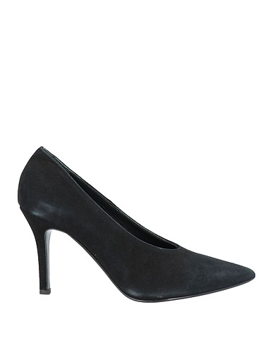 VIA DELLA SPIGA Court Black Leather