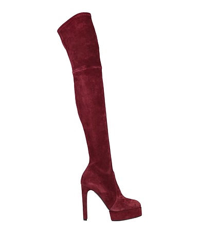 CASADEI Boots Burgundy Leather