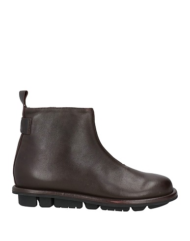 OA NON-FASHION Ankle boot Dark brown Leather