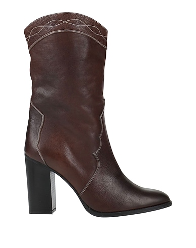 MARC ELLIS シューズ ダークブラウン 革(なめし加工)