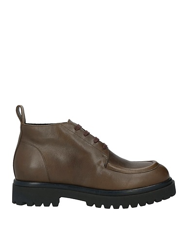 OA NON-FASHION Stivaletti Verde scuro Pelle di vitello