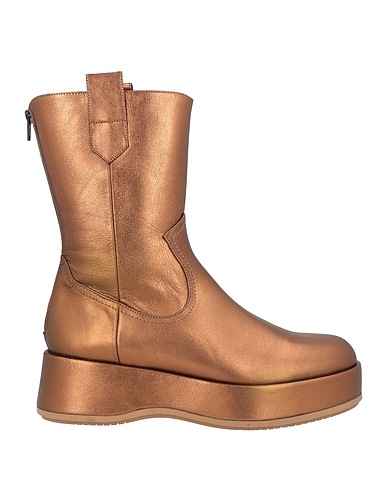 PALOMA BARCELÓ Ankle boot Bronze Leather