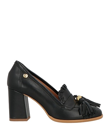 LOVE MOSCHINO Loafers Black Calf hair