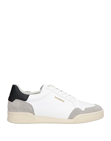 SANDRO Sneakers White Leather