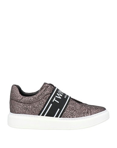 TWINSET Sneakers Charcoal Textile fibers