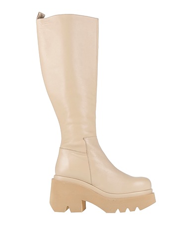 PALOMA BARCELÓ Boots Ivory Leather