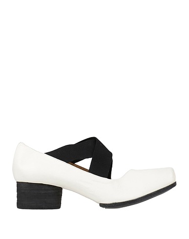 UMA WANG Court White Calfskin