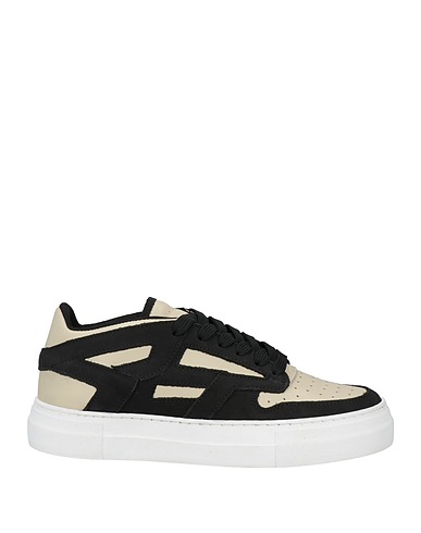 PAUL PIERCE Sneakers Black Leather, Textile fibres