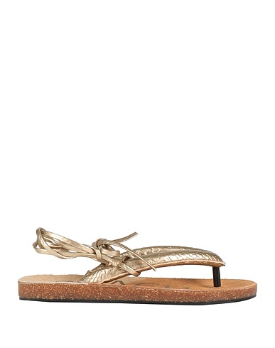 THE HOLY BEACH Flip flops Platinum Textile fibres