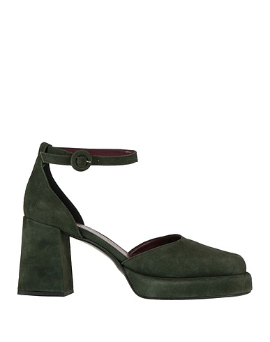 L'AMOUR by ALBANO Court Military green Leather