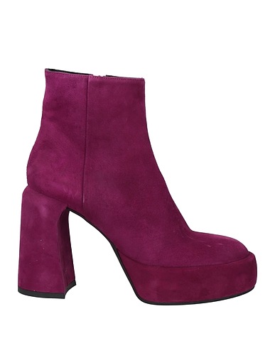 ELENA IACHI Ankle boot Plum Leather