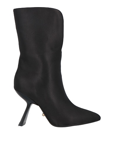 TWENTY FOUR HAITCH Ankle boot Black Textile fibres