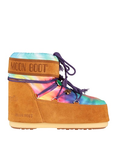 PALM ANGELS x MOON BOOT Stivaletti Cammello Pelle, Fibre tessili
