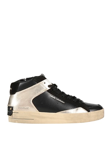 CRIME London Sneakers Black Leather