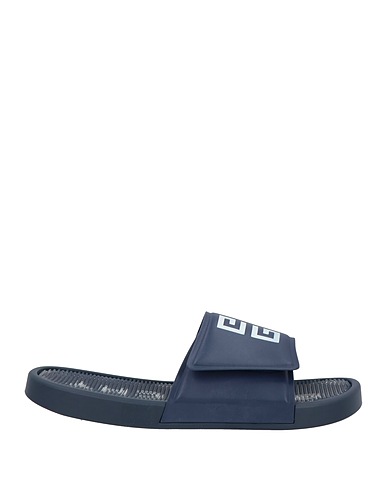 GIVENCHY Sandals Navy 68% Polyurethane, 32% Cotton