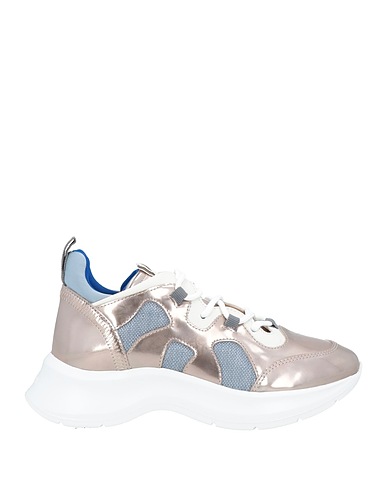 HOGAN Sneakers Bronze Cow leather, Textile fibers