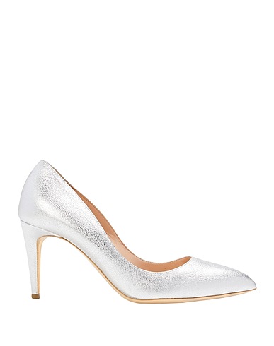RUPERT SANDERSON Pump Silver Leather
