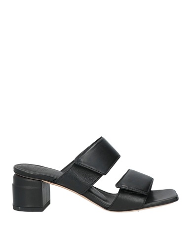 OFFICINE CREATIVE ITALIA Sandals Black Leather