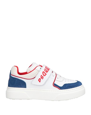DSQUARED2 Sneakers Bianco Pelle, Fibre tessili